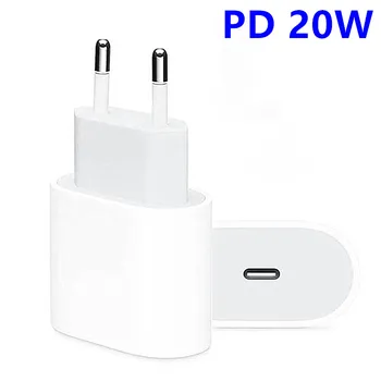 Оригинальное быстрое зарядное устройство PD QC4.0 20 Вт для Apple iPhone 12 11 Pro iPad mini Samsung S20 Ultra NOTE 20 10 USB адаптер для быстрой зарядки