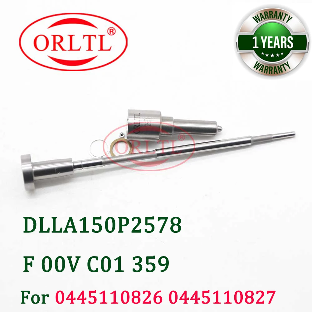 

Комплект для ремонта сопла DLLA150P2578 0 433 172 578 spary 0433172578 клапан F00VC01359 для инъектора 0445110826 0445110827