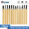 XCAN Carving Chisel Knife Set Wood 12pcs For Basic Detailed Carving Woodworkers Gouges Hand Tools Engraving Drill Cutter ► Photo 1/6