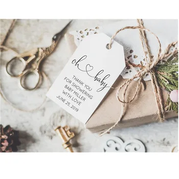 

Oh baby Tag Baby Shower Favor Tag Bridal Shower Favor Tag Gift Tag Neutral Baby Shower Tag Favour Tag