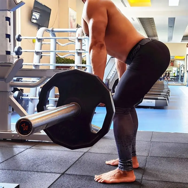 Mens Gym Compression Leggings Sport Training Pants Men Running Tights Trousers Men Sportswear Dry Fit Jogging Pants