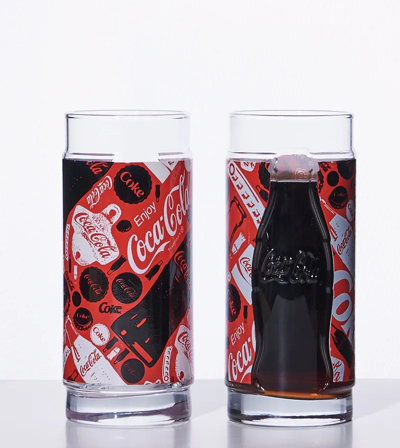 Ретро ностальгические часы в советском стиле Coca-Cola стеклянная чашка рекламный стакан пивные стаканчики стакан для сока