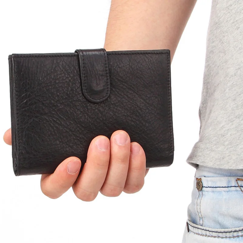 Кошелек MISFITS мужской кожаный бумажник для путешествий Обложка паспорта