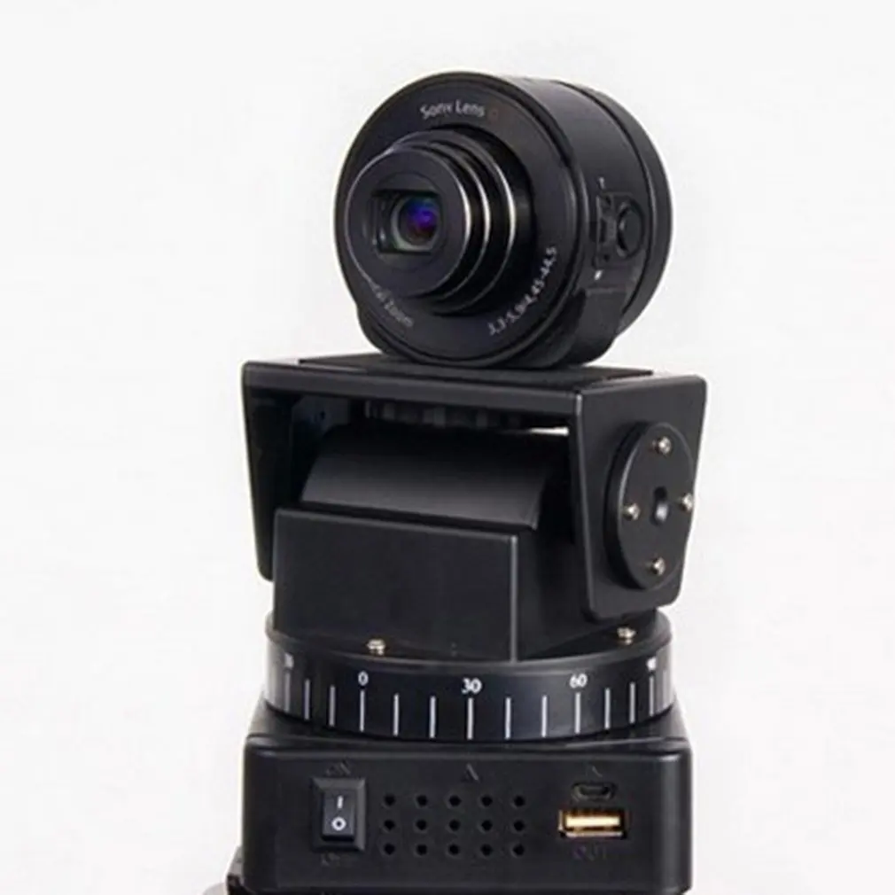 YT-260 моторизованный Pan Tilt Штативная головка с пультом дистанционного управления для камеры для Gopro Hero Yi sony QX1L QX10 QX30 QX100