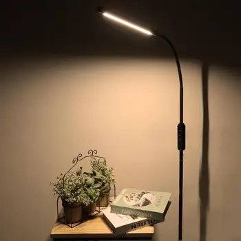 

10W LED floor lamp living room Standing Pole LED Floor Light with remote control 360 degrees bending Bright dimmable Indoor lamp