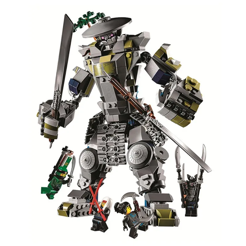 Ninjagoed Masters of Spinjitzu Oni Titan строительные блоки комплект кирпичи классический фильм модель ниндзя детские игрушки для детей подарок