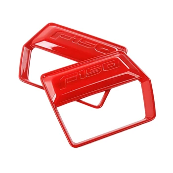 

Car Red Trim Air Conditioning Outlet Cover Vent Cover Trim for Ford F150 2015 2016 2017 2018 2019