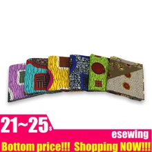 Африканская настоящая голландская восковая Ткань 6 ярдов Хлопок Анкара Нигерия Гана Голландский Настоящий Воск для лоскутного шитья африканские платья 2506