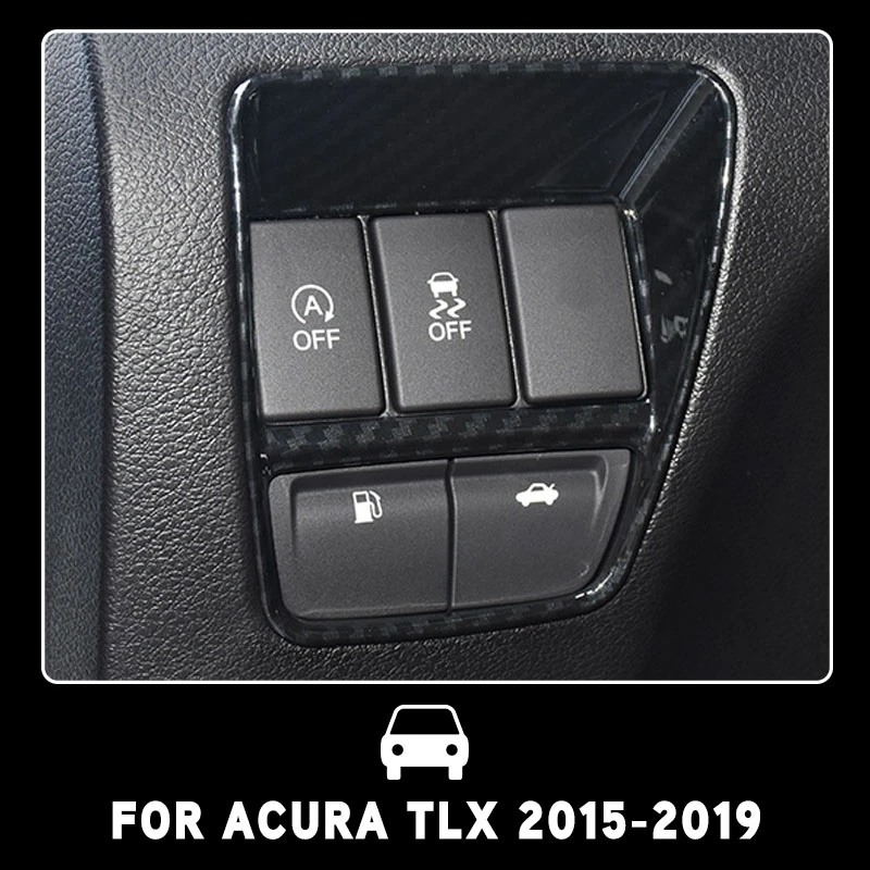 Pcmos углеродное волокно панель накладка для Acura TLX- интерьер молдинги молдинг наклейки Новые