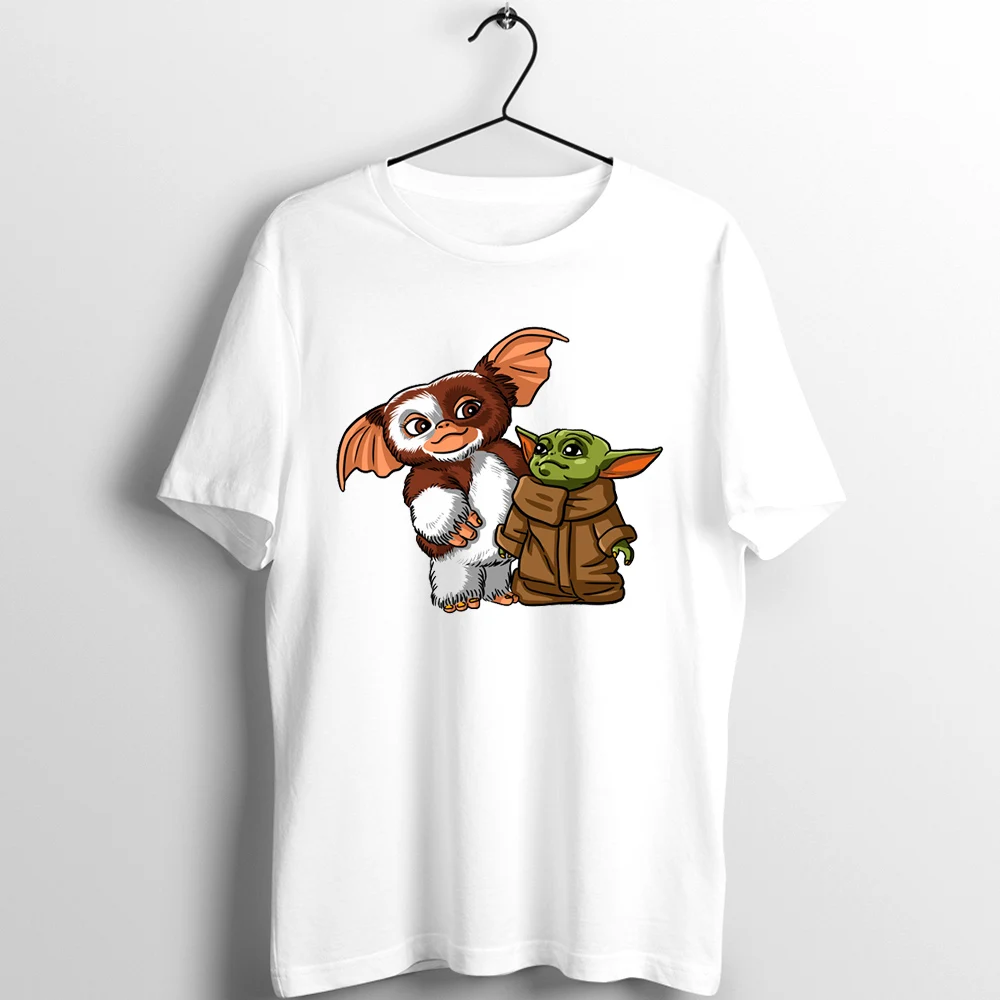 Женская футболка йода и гремлинс лучший друг Forever Big Ears Unite Tee - Цвет: 22698