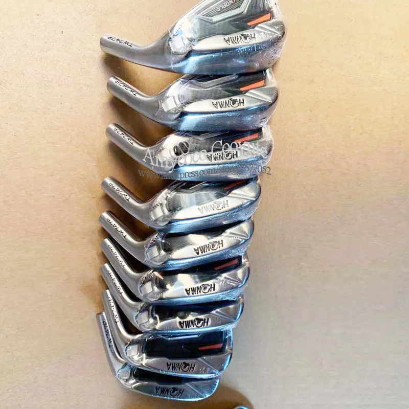 Новые железные клюшки для гольфа HONMA TW747P клюшки для гольфа 4-11Sw клюшки для клюшек набор графитовый Вал или стальной вал R или S вал для гольфа - Цвет: Irons head No shaft