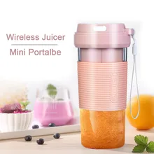 Креативная чашка-соковыжималка для фруктов, Мини Портативный персональный блендер для смузи, миксер, USB Перезаряжаемый молочный коктейль, соковыжималка