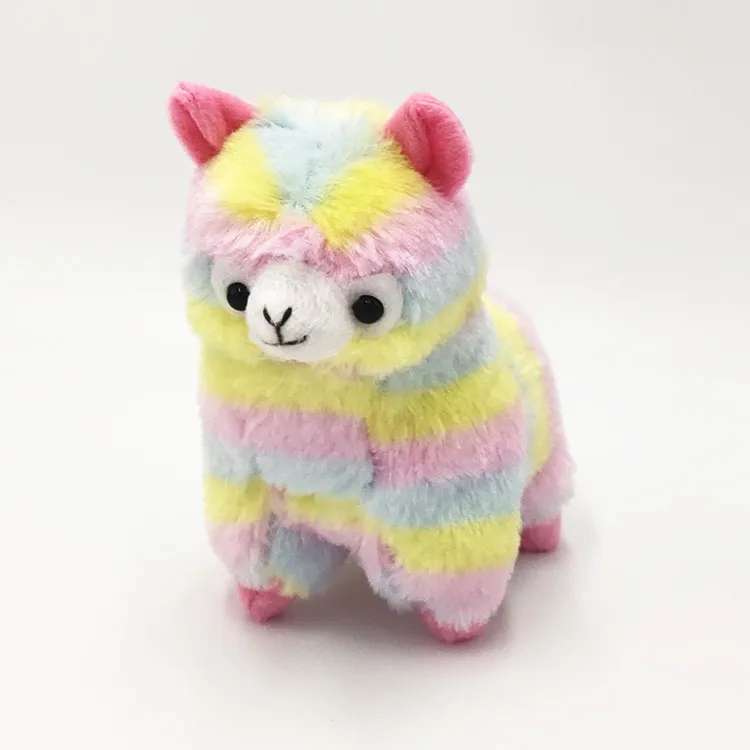 18 см Радуга Альпака плюшевая овечка игрушка японский мягкий плюш Alpacasso детские