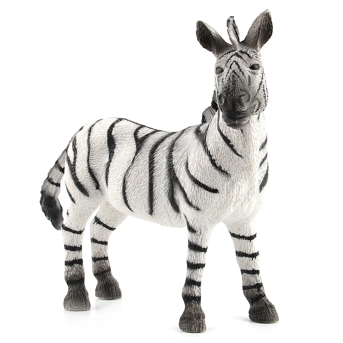 

English Details Animal World Cognitive Natural Protection Herbivorous Zebra Model Decoration Doll Garage Kit