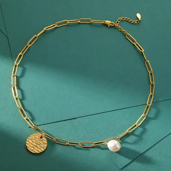 

2020 New Necklace in Europe and America Fashion Texture Temperament Net Red All-match Female Palace Wall Style