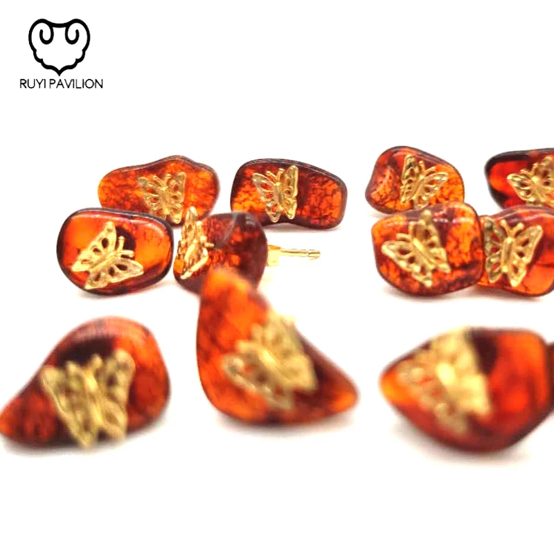 Серьги RUYI PAVILION из серебра 925 пробы дизайнерские ювелирные украшения ручной