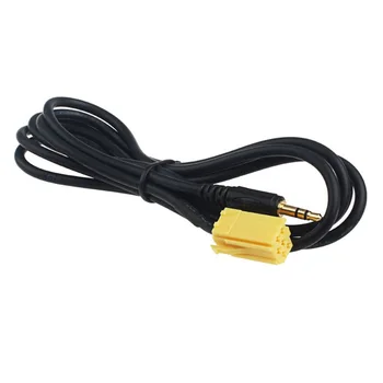 

High Quality Car Accessory 6Pin to 3.5mm AUX Stereo Audio Line Input Cable For Fiat Alfa Romeo Lancia