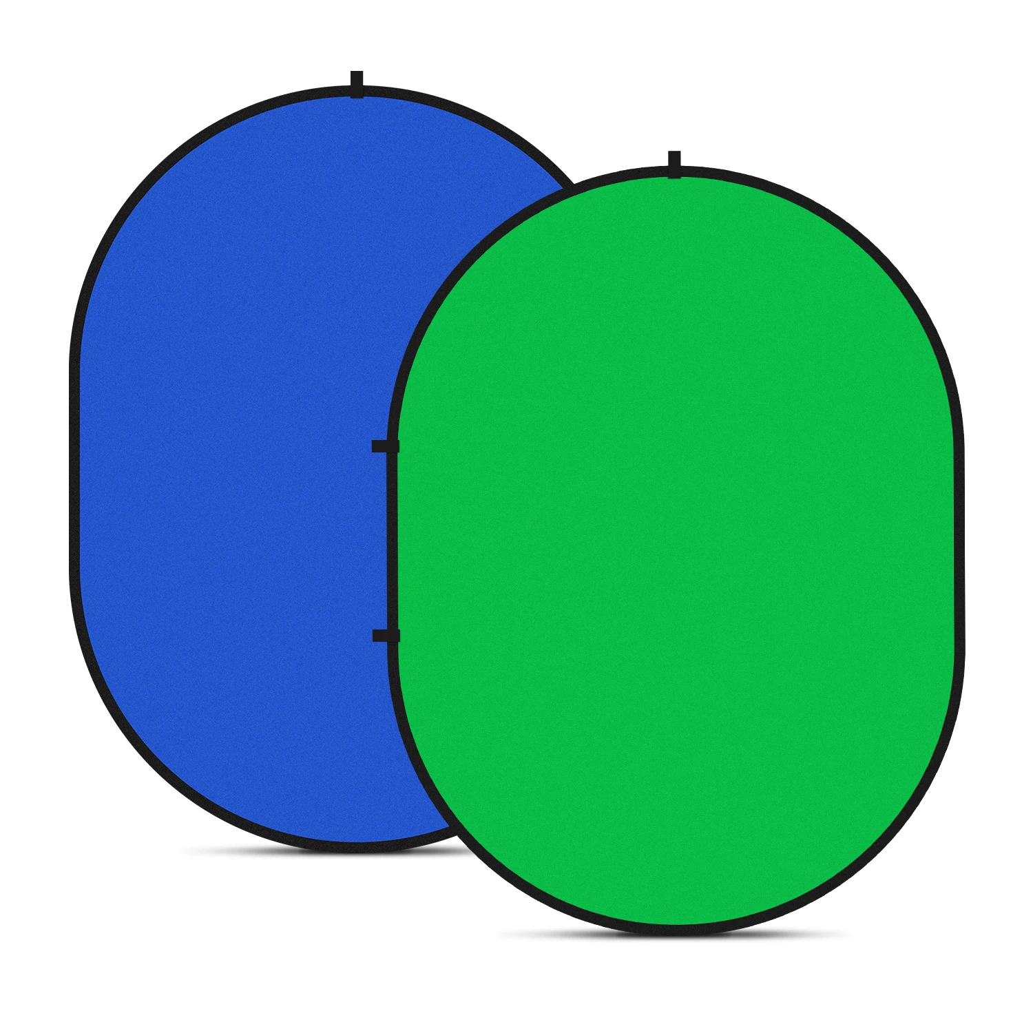 Tanie Neewer 2 in 1 Chromakey zielony kluczowania kolorem niebieski składany tło składany odwracalne tła 5x7 stóp 1.5x2 metrów \\