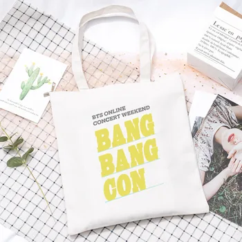 

KPOP Bangtan Boys MIC DROP bag Shoulder bag student canvas handbag