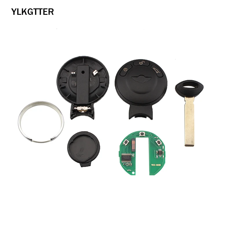 YLKGTTER 3 кнопки дистанционного управления смарт-ключ Костюм для BMW/MINI Cooper S One D Clubman земляк кабрио Автомобильный Замок 315 МГц/433 МГц/868 МГц