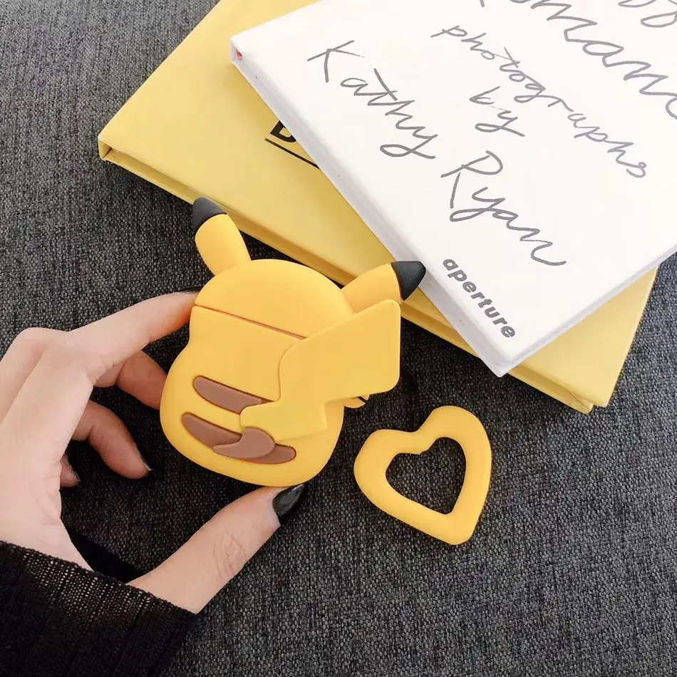 

3D Earphone Case For Airpods Pro Case Silicone Cute Bear Stitch Bear Cartoon Headphone Cover For Apple Air pods Pro 3 Cases Ring