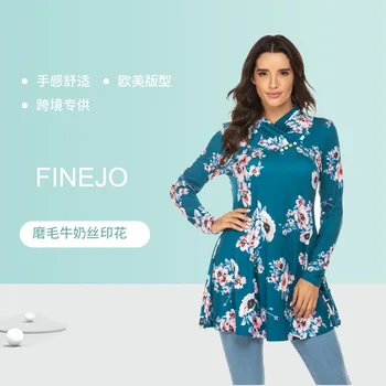 

Daily suit OWLPRINCESS T-shirt milk silk flower ladies fleece jacket, recreational render the T-shirt