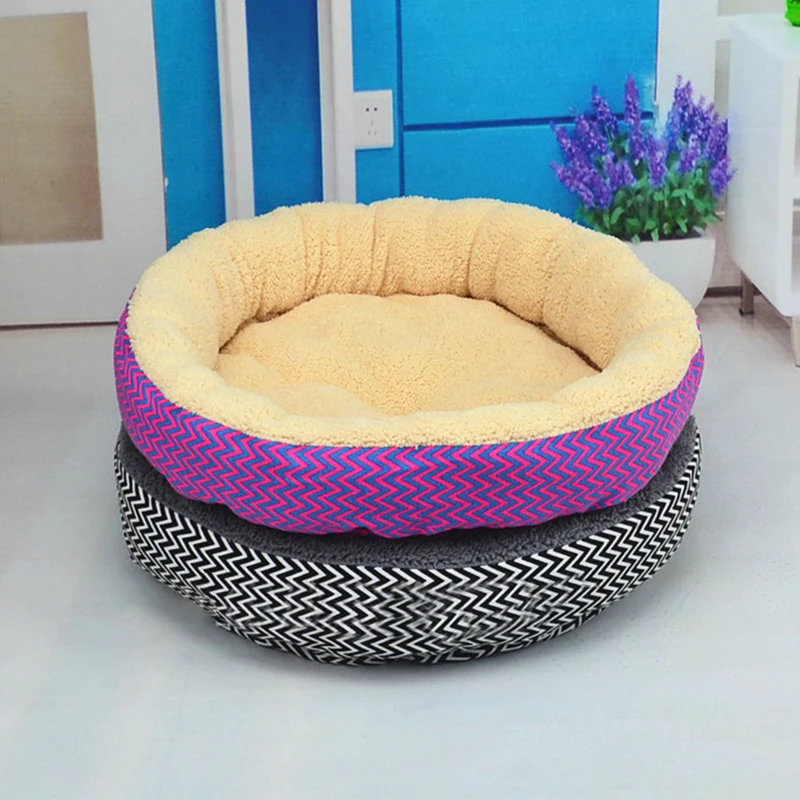 

Large Round Pet Soft Dog Cat Bed Cushion Breathable Washable Mat Pad Cozy Warm House Rest Dog Chihuahua Basket Supplies