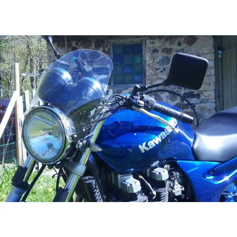 Экран ветрового стекла мотоцикла для Kawasaki ER5 ZRX1100 ZRX1200 ZRX400 ZR7 ZR750 ZR550 Zephyr 750 550 темно