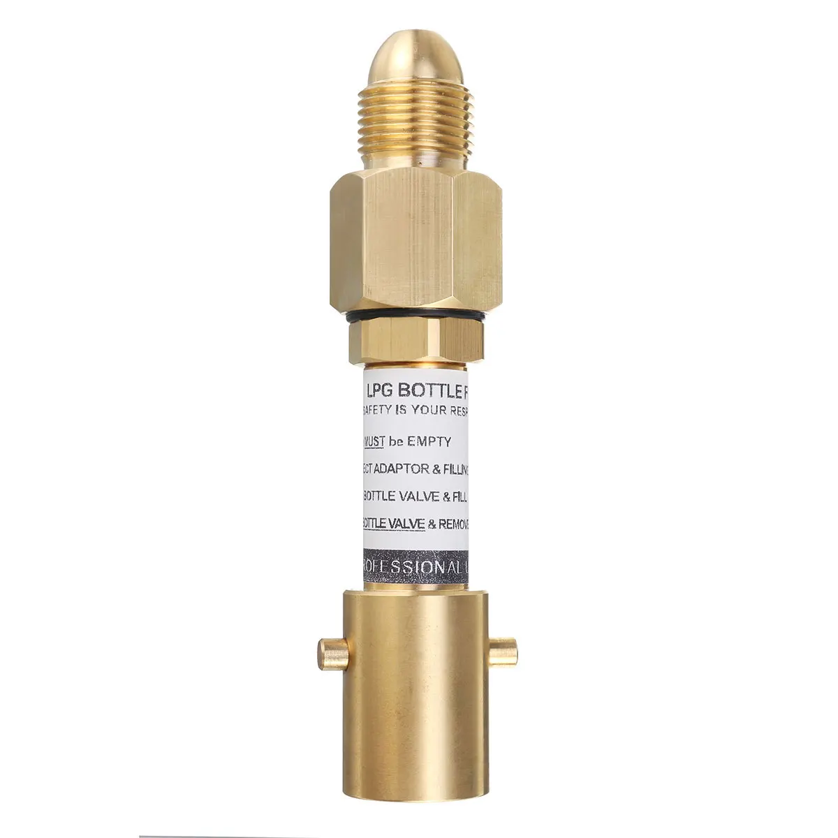 Outdoor Gas Stove Camping Stove Propane Refill POL Adapter LEFT HAND 5/8" Thread used on CALOR gas bottles, FLOGAS bottles