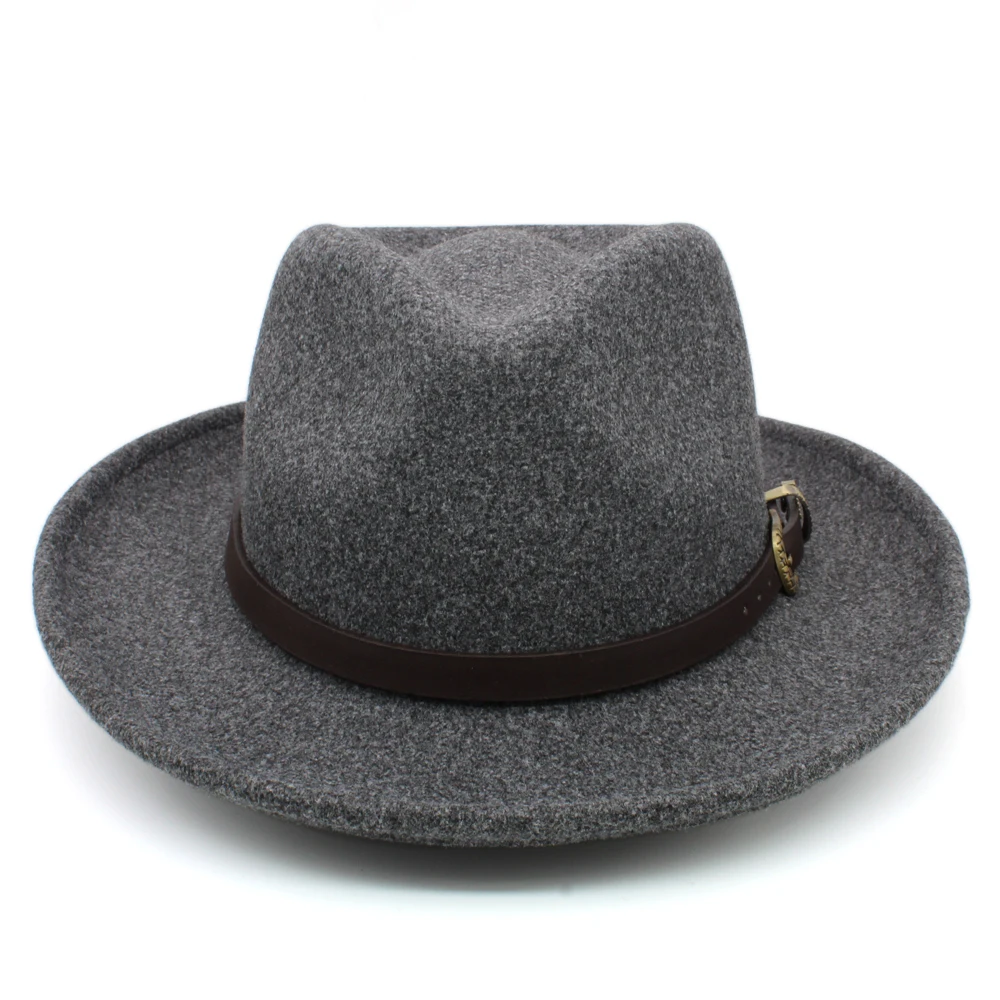 stetson fedora hats Men Women Wool Panama Hats Wide Brim Sunhat Fedora Caps Trilby Jazz Travel Party Street Style US Size 7 1/8-7 3/8 UK M-L michael jackson fedora