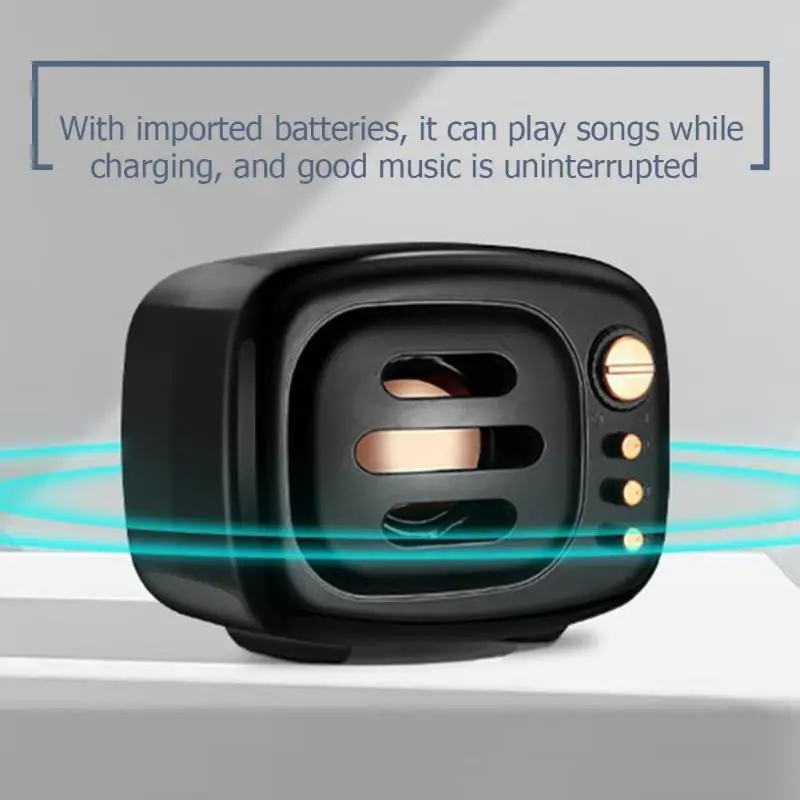B11 ретро портативный мини Bluetooth динамик Музыка звук Качество Чистый пусть вызов нулевое расстояние плеер Открытый громкий динамик коробка