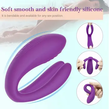 New Couple Vibrator Triple Vagina Stimulator With Wireless Remote Control Rechargeable Vibrating Clitoris Sex Toy for Couple Fun 6
