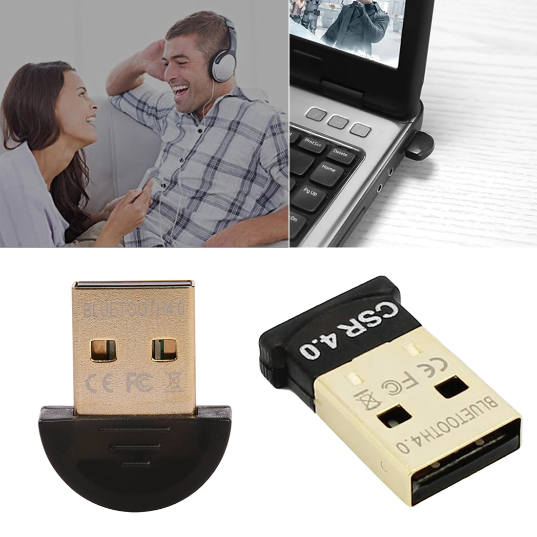 USB Bluetooth адаптер 4,0 Bluetooth беспроводной ключ Музыкальный звуковой приемник адаптер Bluetooth передатчик для компьютера ПК ноутбука