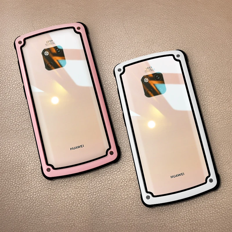 

Shockproof Clear Phone Case For Huawei Mate 20 P30 P20 Lite Pro Case Transparent Cover For Nova 3i 4 Case Cute Back TPU PC Cases