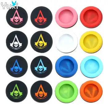 

YuXi 8pcs Silicone Analog Joystick Cover for PS3 for PS4 Pro Slim Controller Thumb stick Grips Cap for Xbox 360 One Accessories