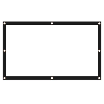 

Projector Soft Curtain 100 Inch / 4: 3 White High-End Fiber Synthetic Projector Dedicated Sn