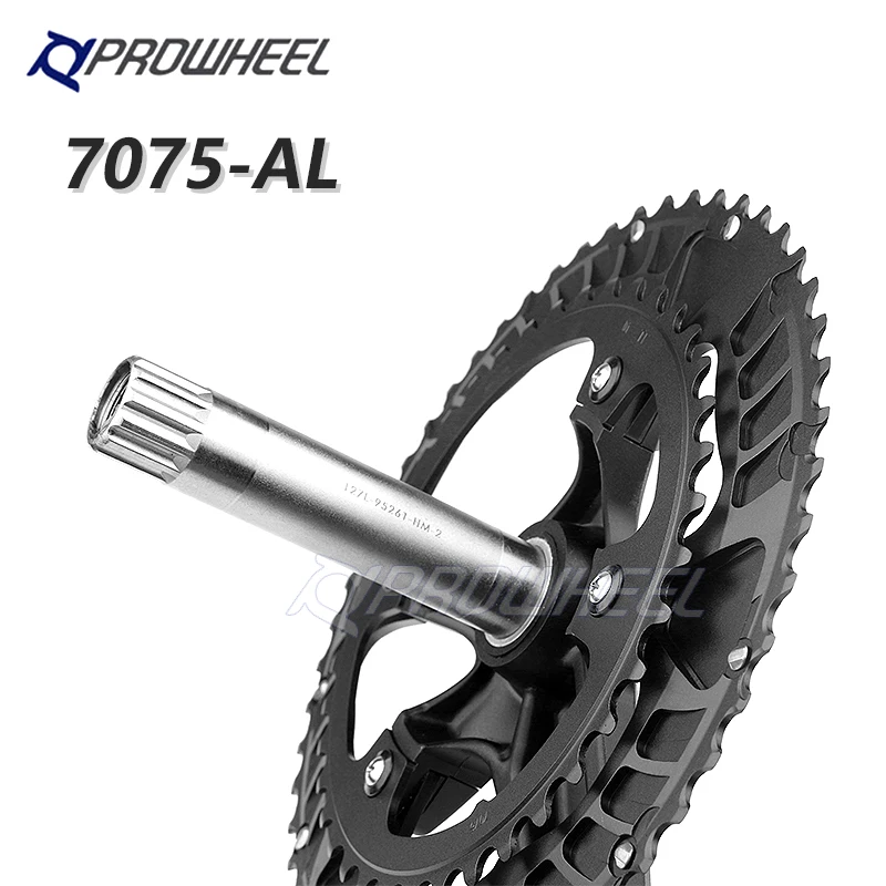 Prowheel-クランクセット,2x11ギア,170mm,クランク110bcd 53/39T