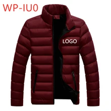 WP-IU0, мужская,, зимняя, Классическая, хип-хоп, теплая верхняя одежда, куртка, Мужская, стоячий воротник, модная, на каждый день, с кардиганом, на молнии, пальто