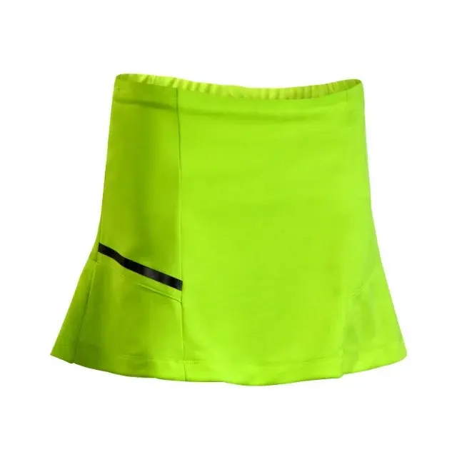 Спортивные теннисные шорты 2 в 1 для йоги, фитнеса, короткая юбка для бадминтона, дышащая быстросохнущая Спортивная Светоотражающая теннисная юбка для женщин и девушек