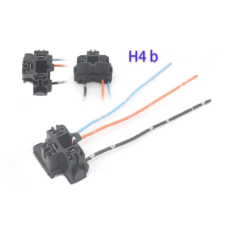 Car Lights Socket H1 H4 H7 Adapter for Headlight Bulb Holder Connector Accessories 2Pcs