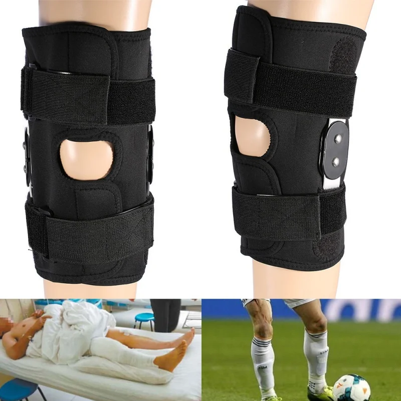 

Knee Brace Support Sleeve Adjustable Open Patella Stabilizer Protector Nylon Wrap for Arthritis Meniscus Tear Running Sports