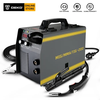 

DEKO MKA-200 MIG/TIG/MMA 3 IN 1 Electric Welding Machine MIG Welder 5.6KVA 220V 50/60Hz Integrated Welding Gun