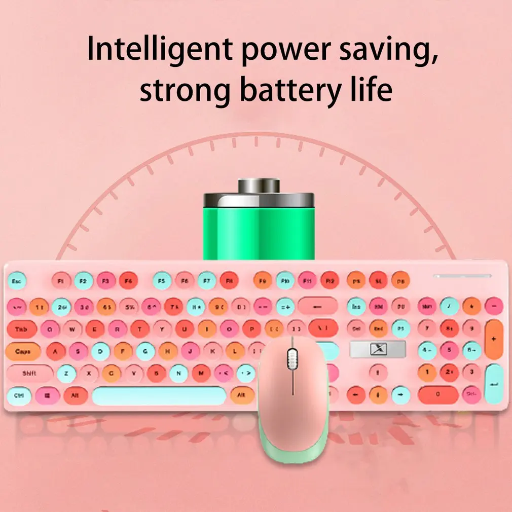 Mouse e teclado conjunto sem luz mouse