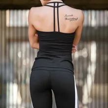 Сексуальный спортивный жилет u-образной формы, женская одежда для йоги и бега, одежда для фитнеса, Быстросохнущий демпфирующий бюстгальтер