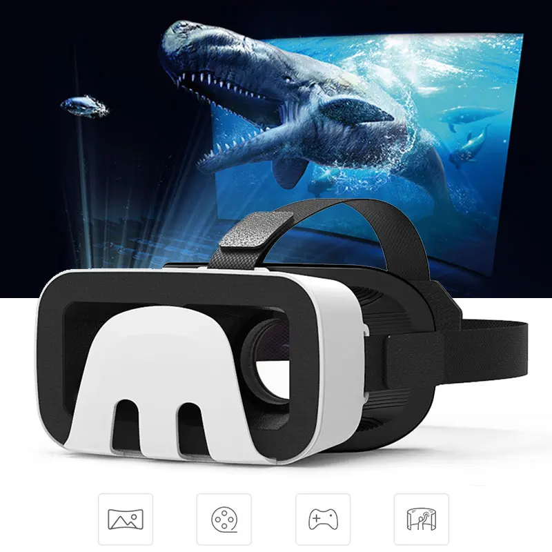 G03B VR виртуальной реальности 3D очки 3D очки виртуальной реальности гарнитура шлем для 4,7-6,0 дюймов iPhone Android смартфон стерео