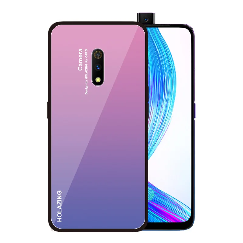Популярный бренд OPPO realme X Youth Gradient glass чехол для телефона защитный чехол realme 3 Pro K3 K1