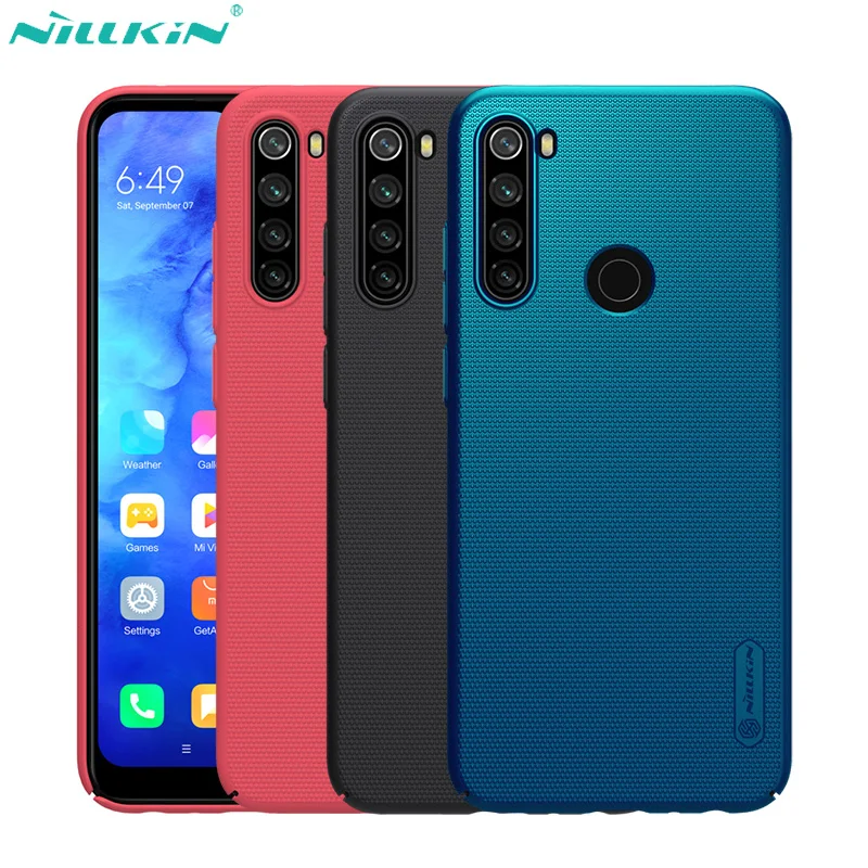 

Nillkin Case for Xiaomi Redmi Note 8 8T Pro Case Cover Super Frosted Shield PC Hard Back Matte Cover for Redmi Note8 Pro Shell