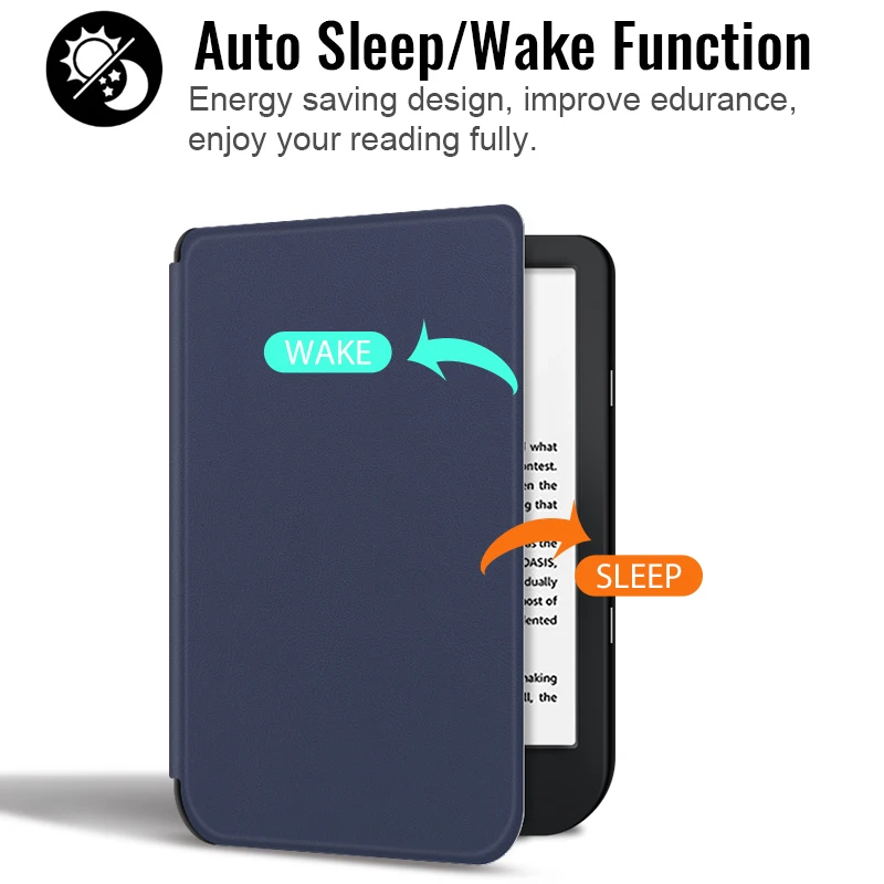 Inteligente para Kobo Nia Ereader 2023 Fino Ímã Despertar Dormir Estojo para E-book Capa Inteligente Sono Leve e Automático Case - Imagem 3