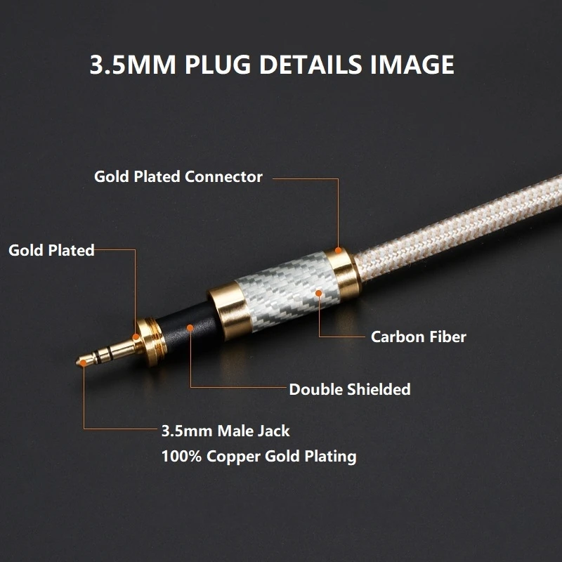 HiFi Audio Cable 1 8 Mini Jack 3 5mm to Dual XLR 3 Pin Female for Mixing Console Amp Headphone PC 3 5 Cable 1M 2M 3M 5M 8M 10M