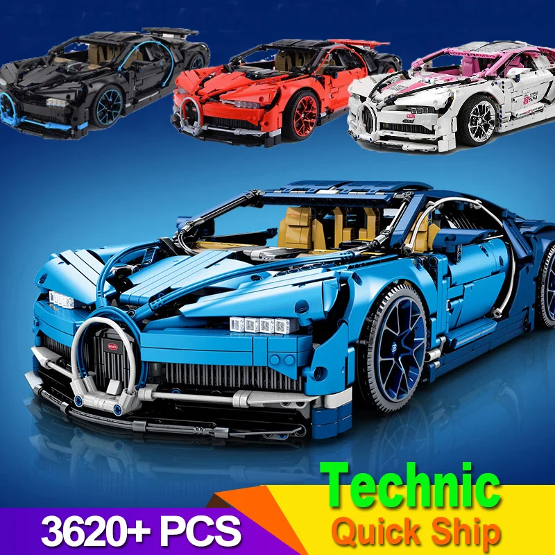 

20086 Bugatties Chiron Racing Car Sets kits Compatible with legoingLYS 42083 building Blocks Technic Series Model Brick DIY Toys